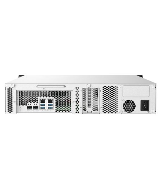 Сетевое хранилище без дисков SMB QNAP TS-832PXU-4G 8-Bay AL324 quad-core 1.7 GHz 2U rackmount NAS, 4Gb DDR4 UDIMM RAM (max 1x16Gb), SATA 6Gb/s, 2x 10GbE SFP+ LAN, 2x2.5 GbE LAN, 1x PCIe Gen2 x2 slot. W/o RAIL-B02