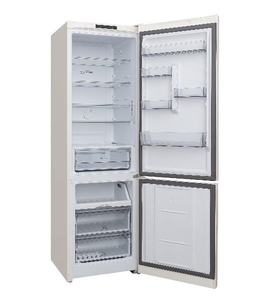 Холодильник Hotpoint HT 5200 C AB мраморный двухкамерный 240/83л морозилка снизу, No Frost