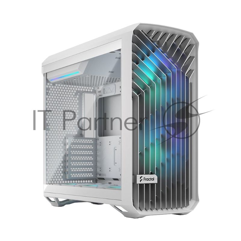 Компьютерный корпус без блока питания Fractal Design Torrent RGb TG Clear Tint, Full-Tower, 2x180мм + 3x140мм RGb, 2xUSB-A 3.2 + 1xUSB 3.2 Type-C E-ATX, SSI-CEB, SSI-EEB, ATX, mATX, mITX белый