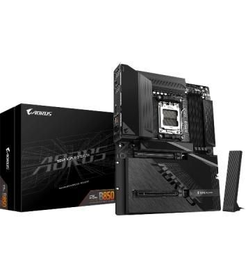 Материнская плата Gigabyte B850 AORUS STEALTH, AM5, AMD B850, 4xDDR5, 2xSATA, 4xM.2, 1xPCIe 5.0 x16, 1xPCIe 4.0 x16, 1xHDMI, 1x5Gb LAN, Wi-Fi 7, Bluetooth 5.4, 1xUSB-C 10Gbps, 2xUSB-A 10Gbps, 4xUSB-A 5Gbps, 4xUSB-A 2.0, 3x3.5 мм + S/PDIF оптический, 7.1, 