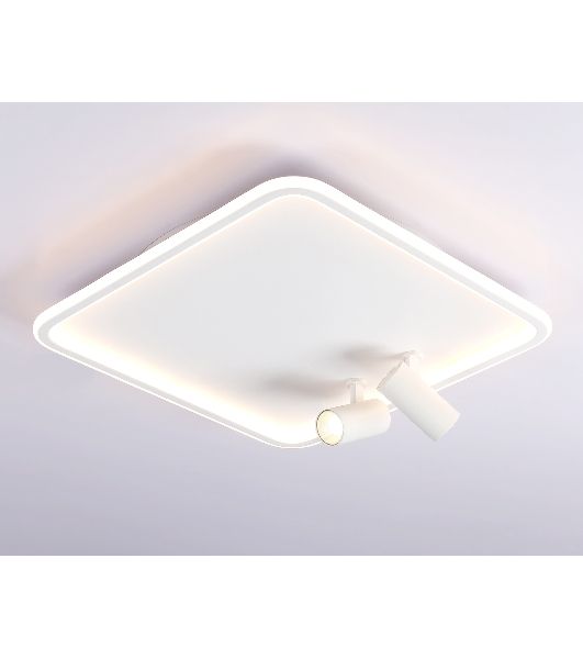 Светильник Ambrella light FL5114/1+2 WH белый 97W 3000K-6400K 480*480*130 (ПДУ ИК)