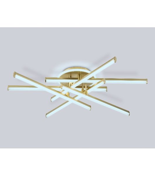 Потолочный светодиодный светильник Ambrella light FL6254 GD золото 97W 3000K-6400K 805*760*170 (ПДУ ИК)