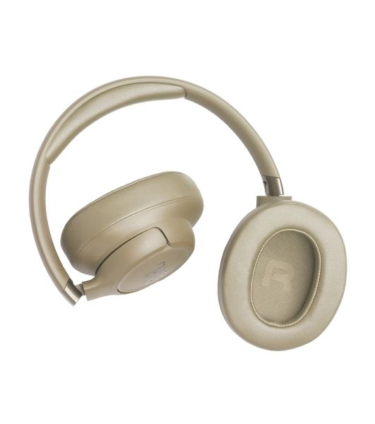 Беспроводные/проводные наушники JBL Tune 780NC бежевый, полноразмерные, Bluetooth + проводной, адаптивное шумоподавление