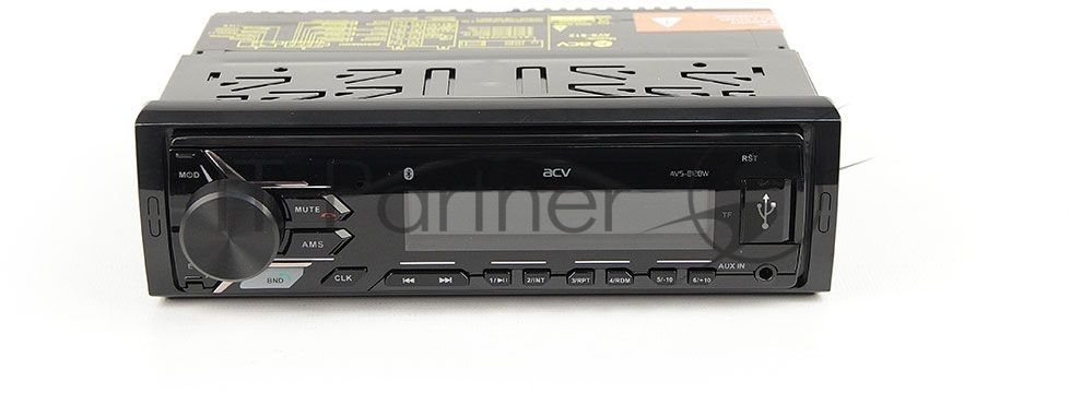 Автомагнитола ACV AVS-812BA, 1 DIN, Bluetooth, USB Type-A, AUX