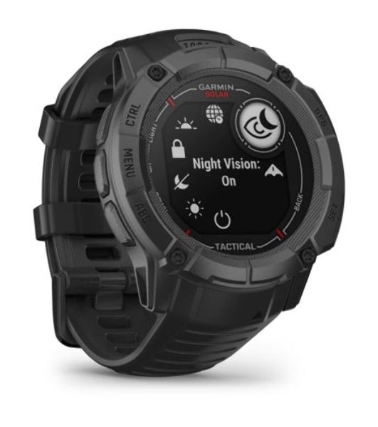 Умные часы Garmin Instinct 2X Solar, 1.0" MIP, 5G, Bluetooth, IPX7, черный