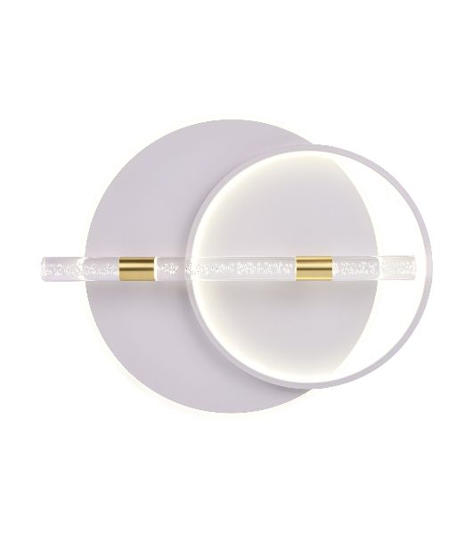 Светильник Ambrella light FL5007 WH/GD белый/золото 3000K/4200K/6400K 72W 565*460*92.5 (ПДУ РАДИО 2.4G)