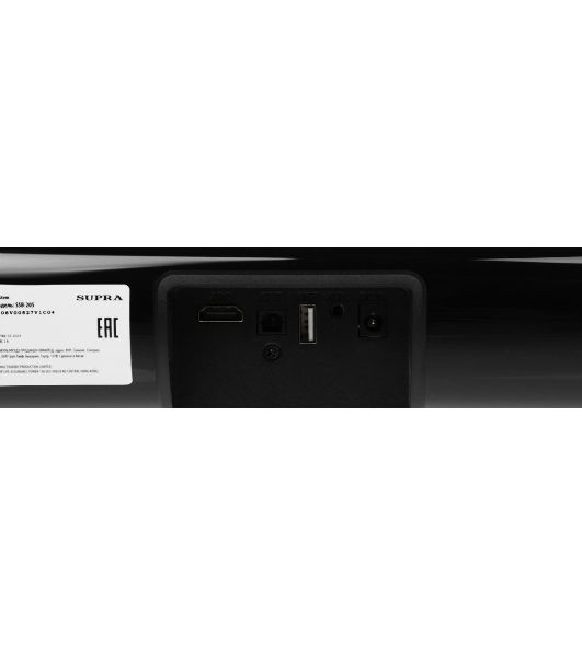 Саундбар SUPRA SSB-205 2.1 40Вт+60Вт черный