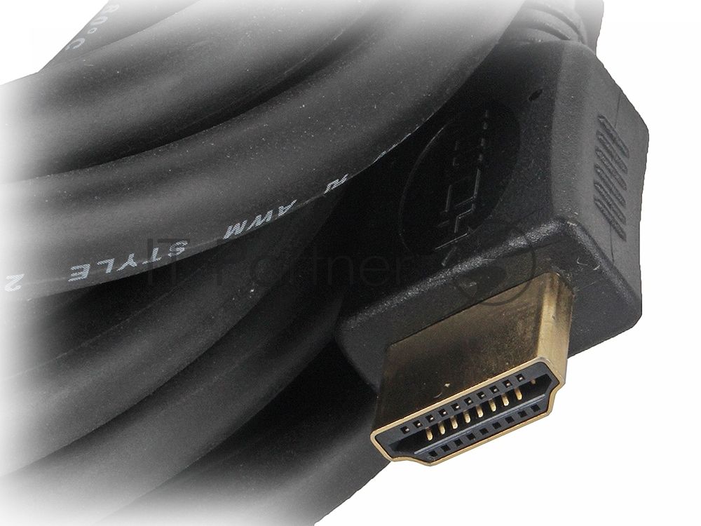 Кабель Cablexpert HDMI CC-HDMI4-7.5M, 19M/19M, v2.0, медь, позол.разъемы, экран, 7.5м, черный, пакет