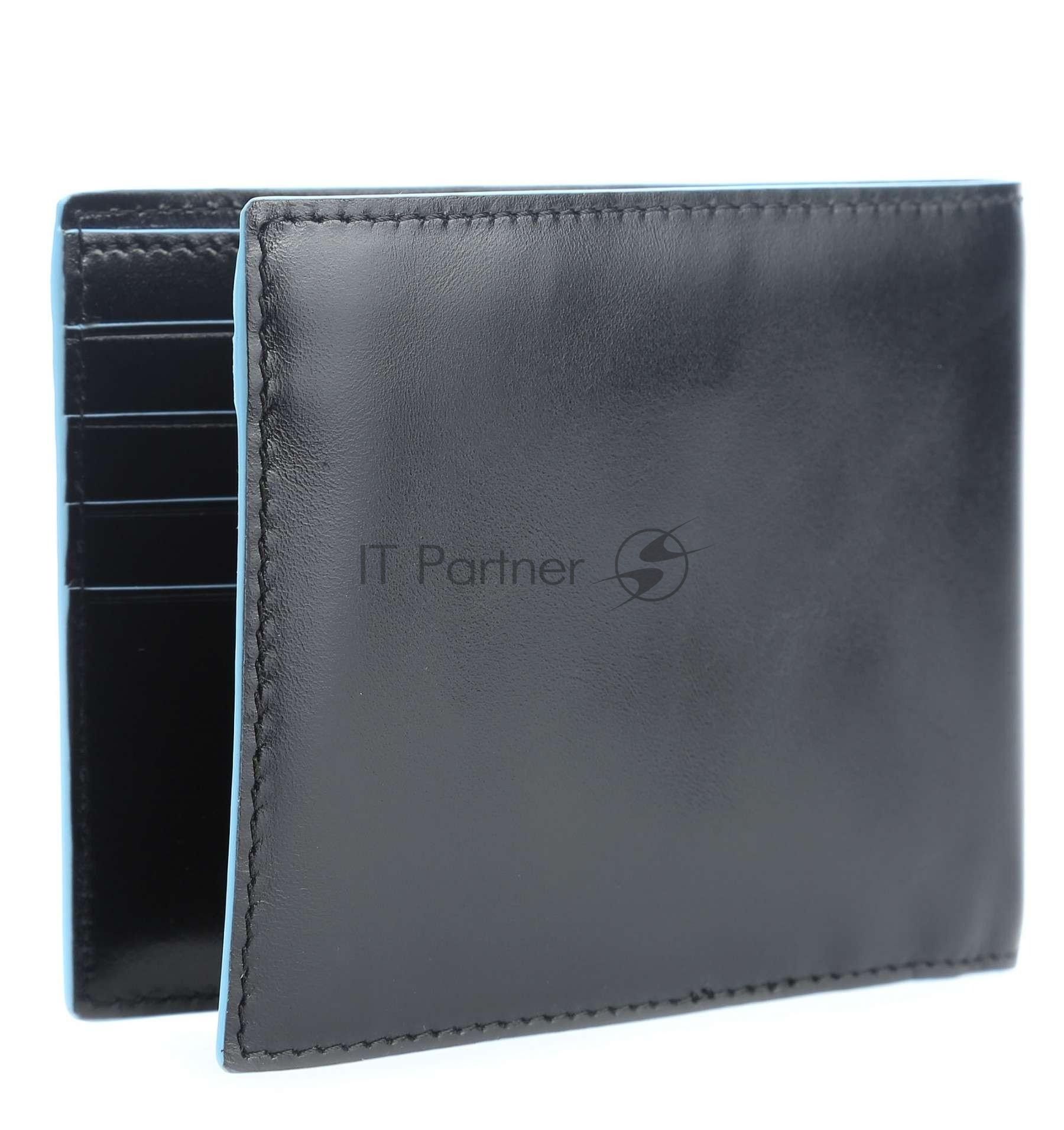 Кошелек мужской Piquadro Blue Square PU257B2R/N черный натур.кожа