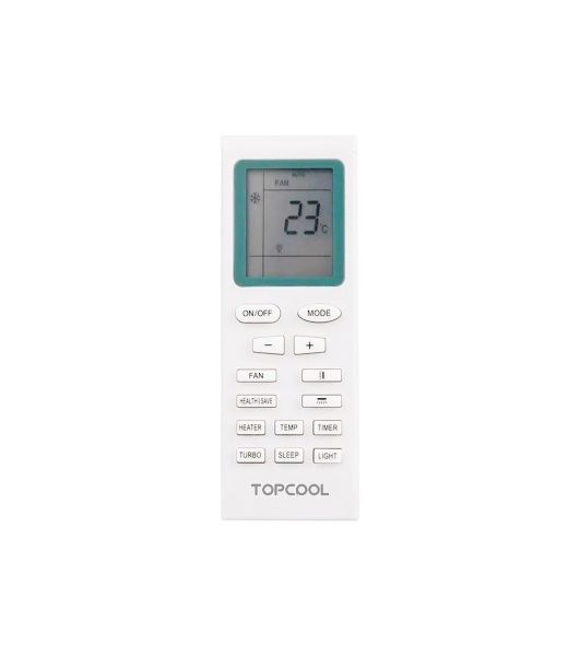 Внутренний блок сплит-системы TOPCOOL TR-12SBST1/IN 12000 BTU, 32 м², 28 дБ, охлаждение, обогрев, осушение, белый
