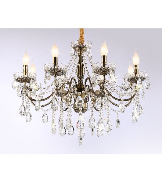 Светильник Ambrella light TR4950/8 SB/CL бронза/прозрачный E14/8 max 40W D620*585