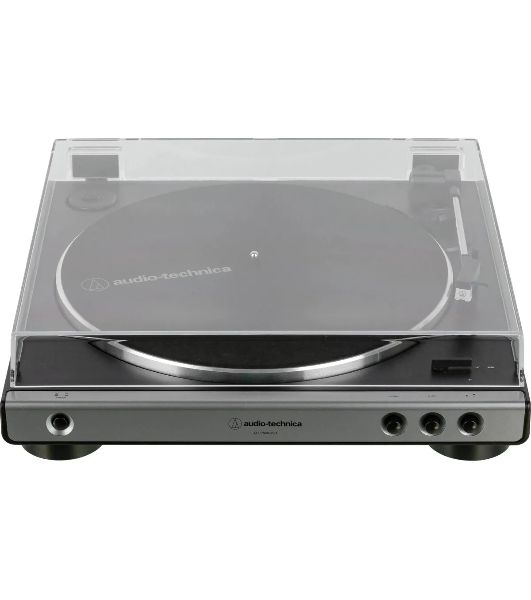 Проигрыватель винила Audio-Technica AT-LP60XUSB полностью автоматический серебристый