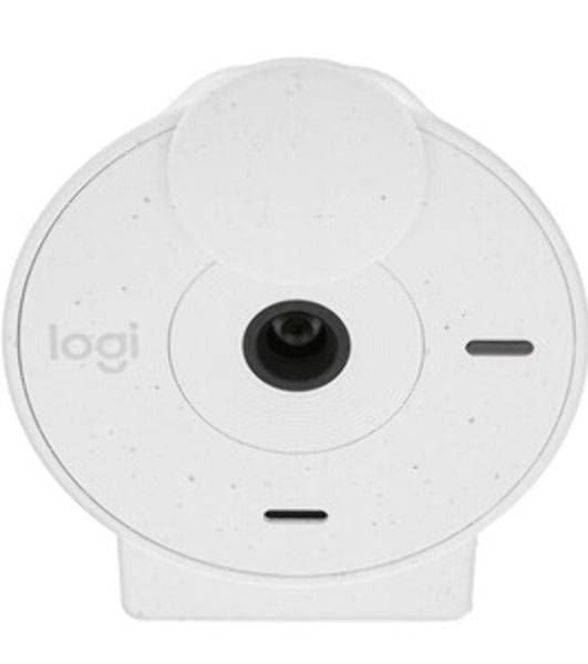Веб-камера Logitech Brio 300 1920x1080, 30 кадр/с, USB Type-C, микрофон (шумоподавление), автоматическая фокусировка, автоосвещение, универсальное крепление белая