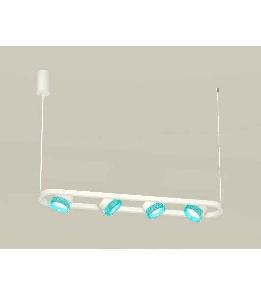 Светильник Ambrella light XB9163201/4 SWH/BL белый песок/голубой GX53 (C9163, N8488)