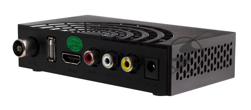 Приставка для цифрового ТВ Hyundai H-DVB440 черный, DVB-T2, DVB-T, DVB-C, HDMI, USB 2.0 x2