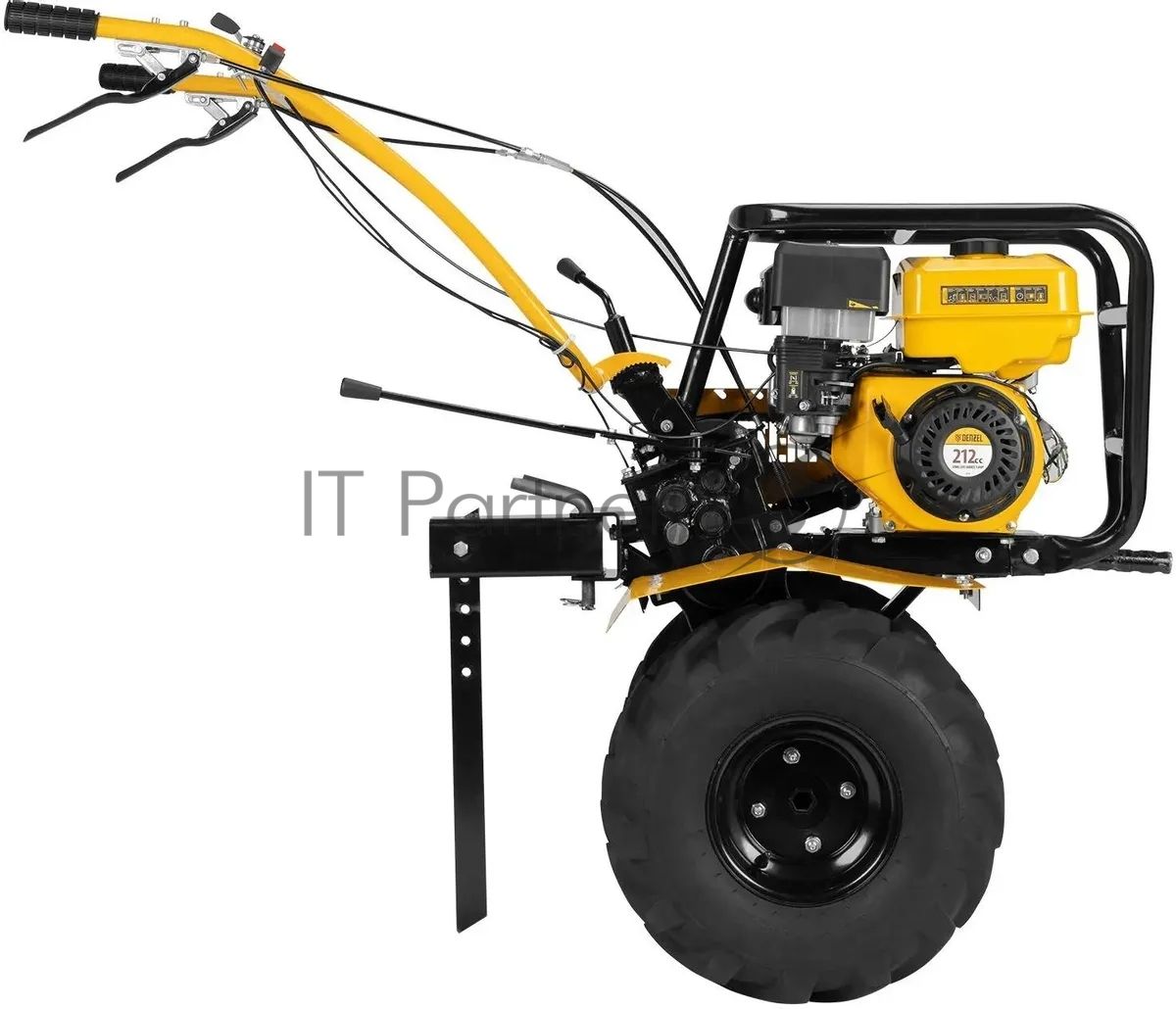 Мотоблок Denzel DPT-470S-PRO, 7 л.с., ремен.сцеп, фрез 3х4, ШОМ, передачи 4В/2Н