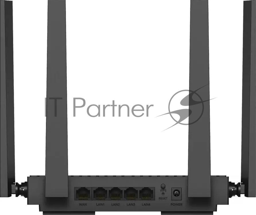 Роутер беспроводной Cudy WR3000E 2.0 Гигабитный роутер Wi-Fi 6 AX3000, 2,4/5 ГГц, до 2976 Мбит/с, 5x1 Гбит/с, IPv6, 4 антенны, черный