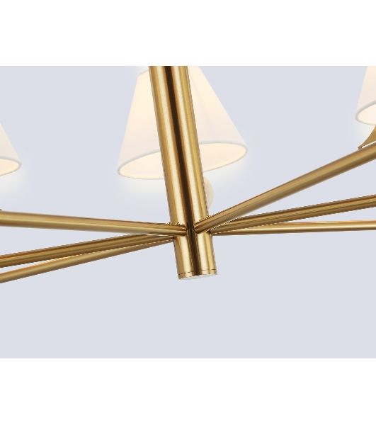 Люстра Ambrella light LH75162/7 BS/FR латунь/белый матовый E14*7 max 40W D890*580