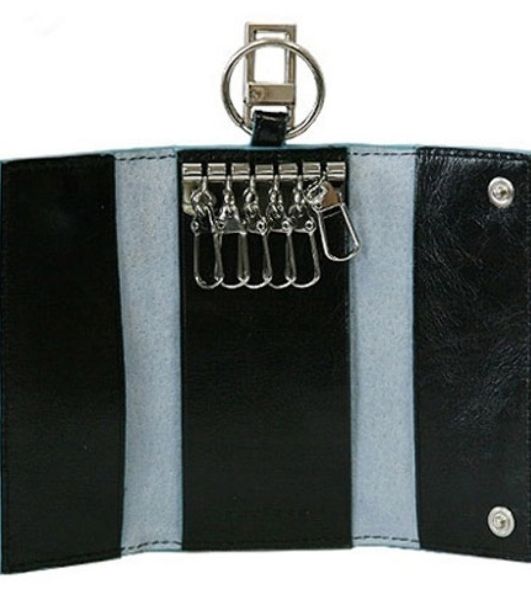 Ключница Piquadro Blue Square PC1397B2/N черный натур.кожа