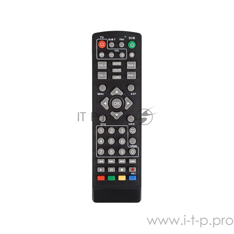 Универсальный пульт дистанционного управления Rexant для DVB-T2 (RX-DVB-014)