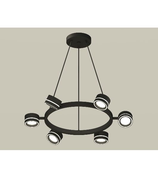 Светильник Ambrella light XB9193201/6 SBK/FR черный песок/белый матовый GX53 (C9193, N8434)