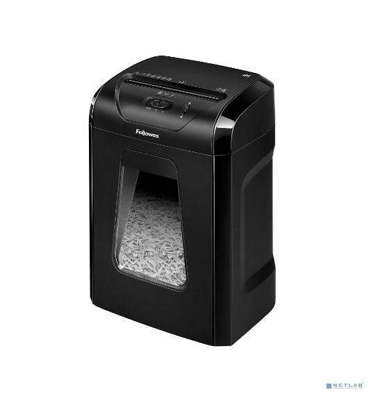 Шредер Fellowes PowerShred 12C FS-71201 DIN P-4, 4х40мм, 12лст., 18лтр.,Safety Lock