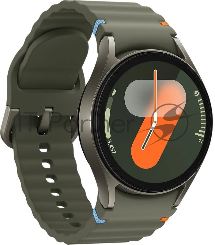 Смарт-часы Samsung Galaxy Watch 7 LTE 40мм 1.31" AMOLED корпус зеленый, ремешок зеленый