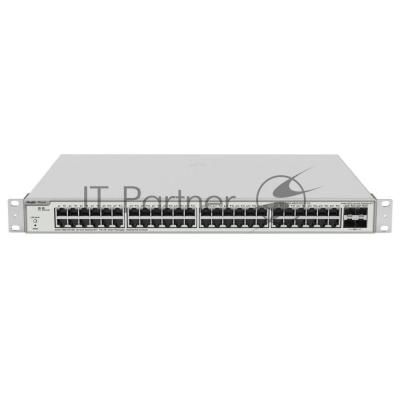 Коммутатор Ruijie Reyee RG-NBS3200-48GT4XS-P-V2, 48×1 Гбит/с PoE + 4×10 Гбит/с SFP+ Uplink, управляемый