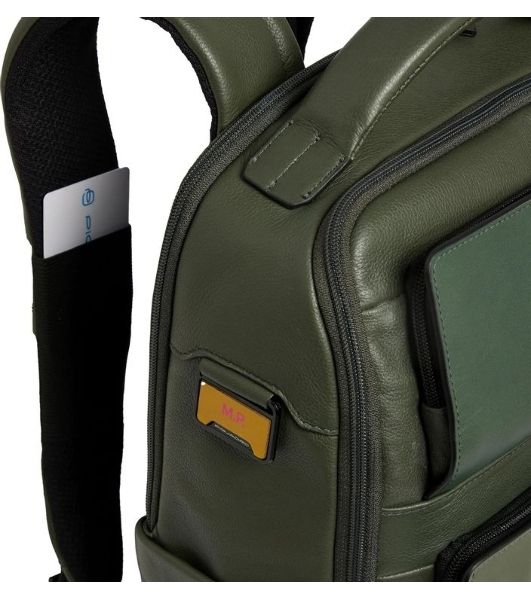 Рюкзак мужской Piquadro Ael CA6923S142/VE зеленый тимьяновый кожа