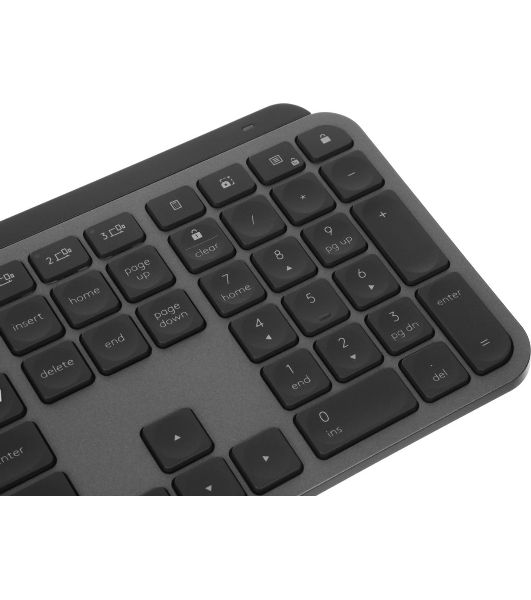Комплект клавиатура+мышь Logitech MX Keys S Combo беспроводной, USB, 8000 DPI, серый