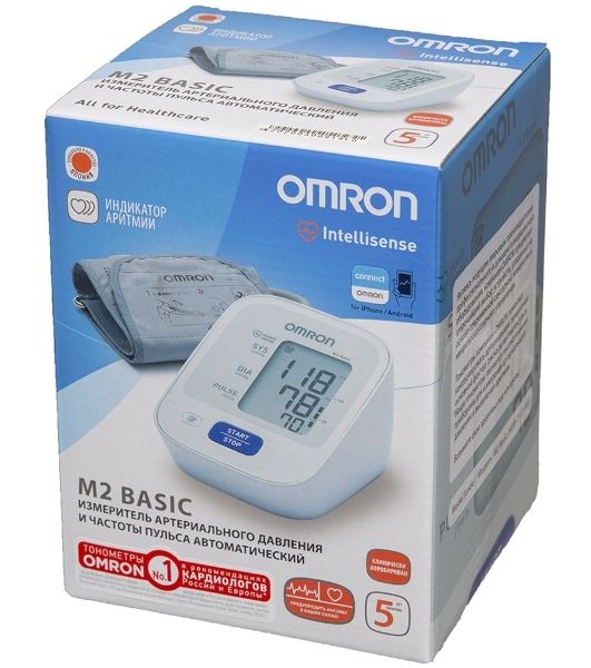 Тонометр автоматический OMRON M2 Basic