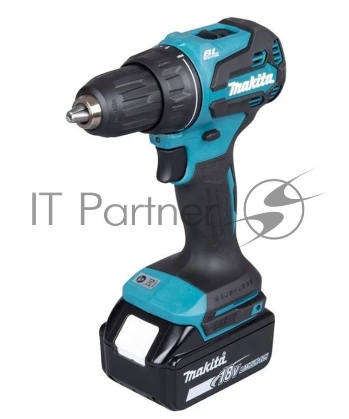 Дрель-шуруповерт Makita DDF490F002, 18 В, 3 Ач, 50 Нм, бесщеточный