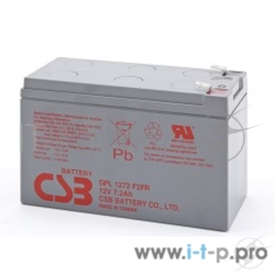 Аккумулятор CSB GPL1272 F2FR (12V 7.2Ah)