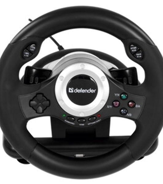 Игровой руль Defender TURBO PRO PC/PS3/PS4/XBOX