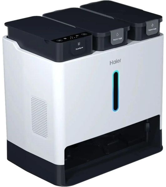 Робот-пылесос Haier HSR Pro R3 белый, 5200 мAч Li-Ion, уборка сухая/влажная, пылесборник контейнер 0.3 л