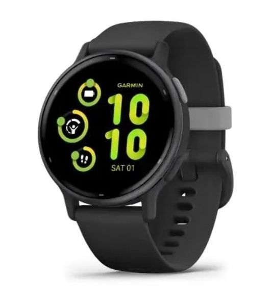 Умные часы Garmin Vivoactive 5, 1.2" AMOLED, 5G, Wi-Fi, Bluetooth, NFC, 5 ATM, черный
