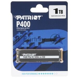Накопитель SSD Patriot P400 Lite 1Tb M.2 2280 NVMe PCle 4.0 x4 R3500/W2700 TbW 560Tb 3D NAND with HS