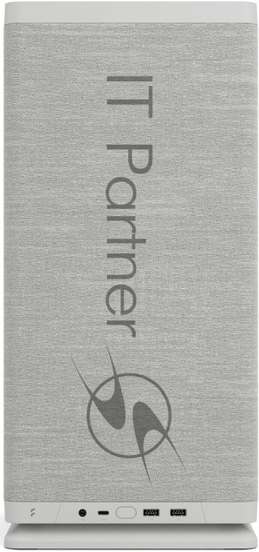 Компьютерный корпус без блока питания Fractal Design Mood, Mini-Tower, 1x180mm, 2xUSB-A 3.0 + 1xUSB 3.2 Type-C, SFX PSU Support, mITX Light Gray