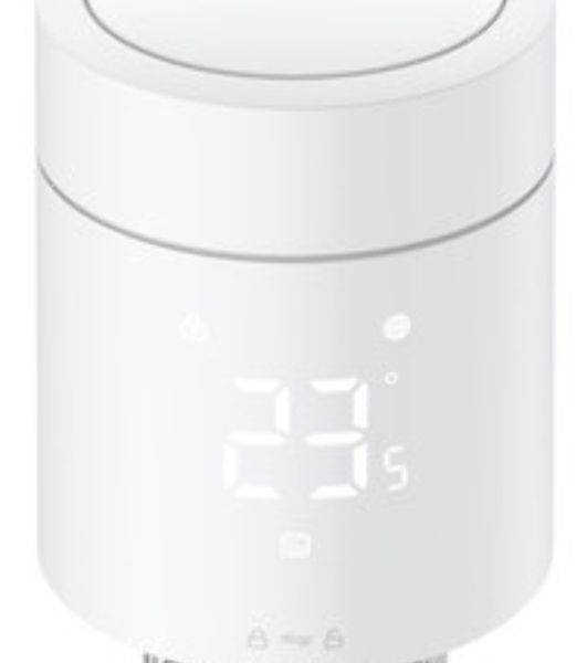 Термоcтат батареи Aqara W600/Thread, Zigbee, Bluetooth/LED-дисплей/батарейки 2 х АА/белый (WT-A03D)