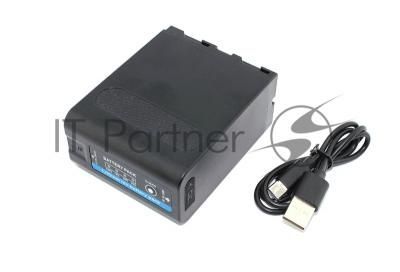 Аккумуляторная батарея для видеокамеры Sony CCD-RV (NP-F970) USB Type-C 7.4V 10500mAh усиленная