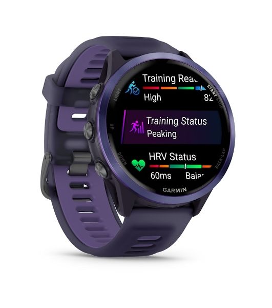 Умные часы Garmin Forerunner 970, 1.4" AMOLED, Wi-Fi, Bluetooth, NFC, 50м, фиолетовый