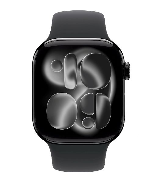Умные часы Apple Watch Series 11 A3331, 1.77" OLED, Wi-Fi, Bluetooth 5.3, черный