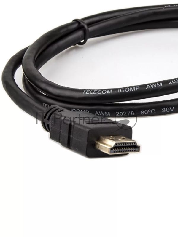Кабель HDMI-19M --- MiniHDMI-19M ver 2.0+3D/Ethernet,1m Telecom