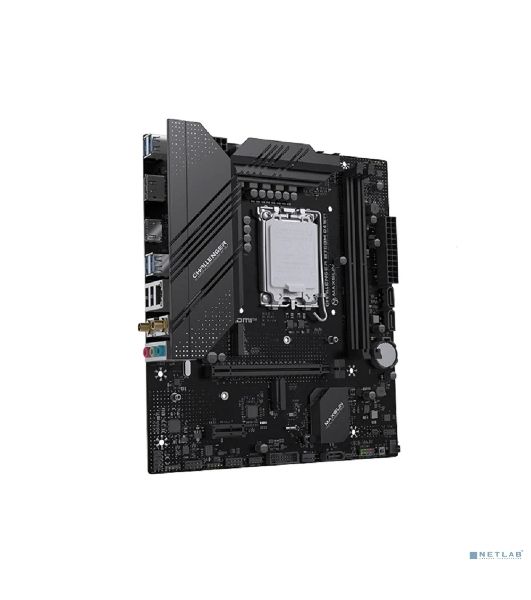 Материнская плата Maxsun MS-Challenger B760M D4 WIFI (Socket 1700, mATX, 2*DDR4(64b), DP/HDMI, 3*SATA3, 2*M.2, 1xPCI-E x16 /1xPCI-E x1, 2*USB 2.0, 4*USB 3.2 GEN1, LAN 1*1G, Bluetooth 5.2, Wi-Fi 802.11ax, RTL)