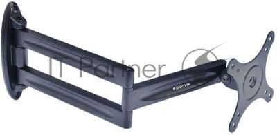 Кронштейн для телевизора Kromax TECHNO-11 черный 10"-32" макс.15кг настенный поворот и наклон