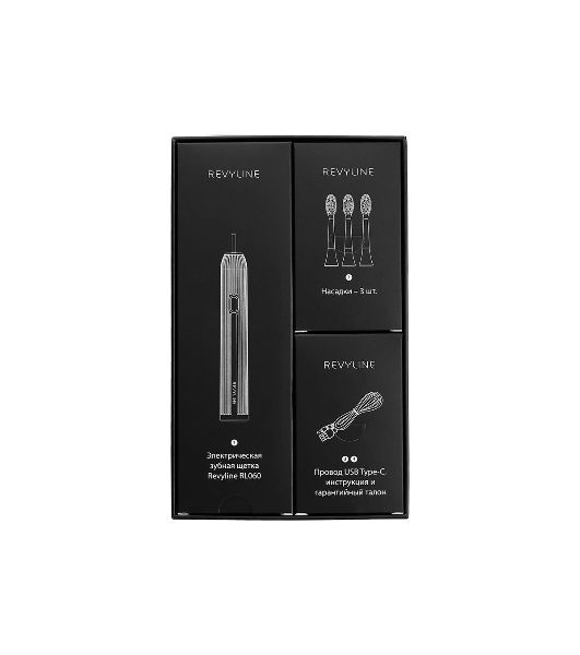 Электрическая зубная щетка Revyline RL 060, чёрная