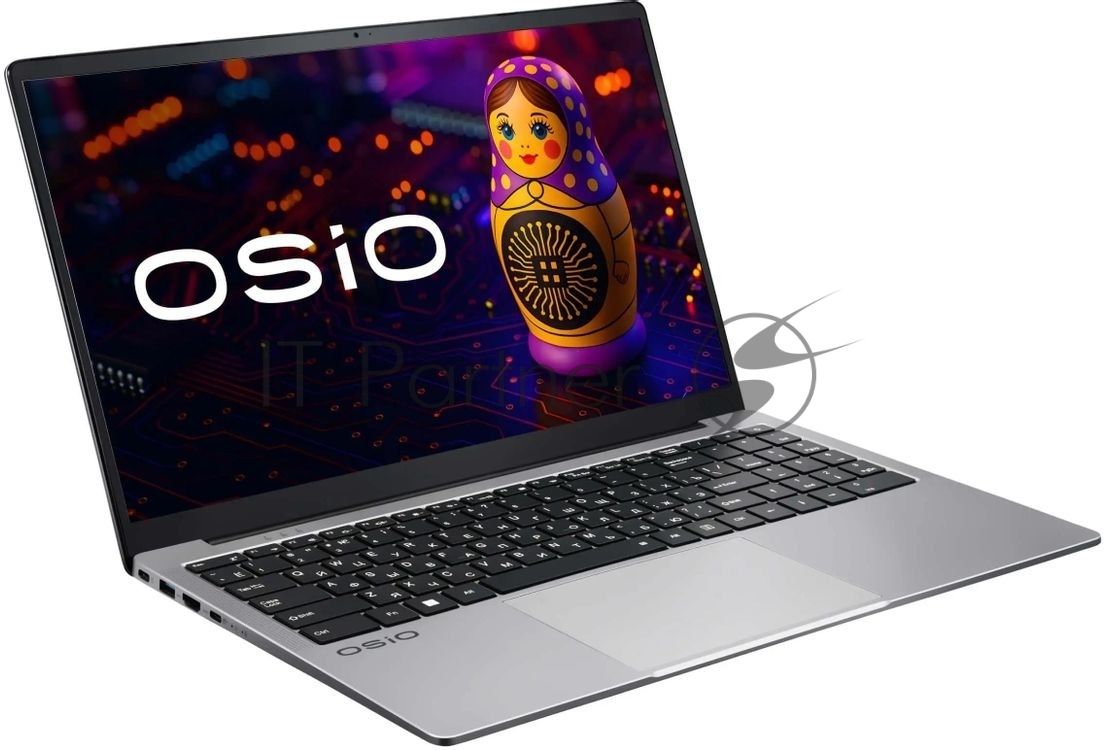Ноутбук Osio FocusLine F150a-026/15"/IPS/AMD Ryzen 5 5560U/16Gb/512Gb SSD/AMD Radeon Graphics/Uncom/серый/1.7kg