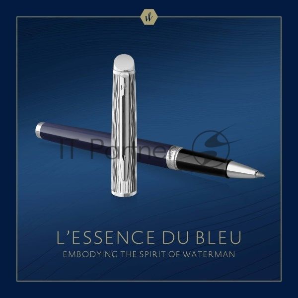 Ручка роллер Waterman Hemisphere L`Essence du Bleu (CW2166469) LaqBlue CT F черн. черн. подар.кор.
