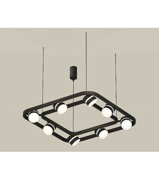 Светильник Ambrella light XB9182152/8 SBK/FR черный песок/белый матовый GX53 (C9182, N8445)