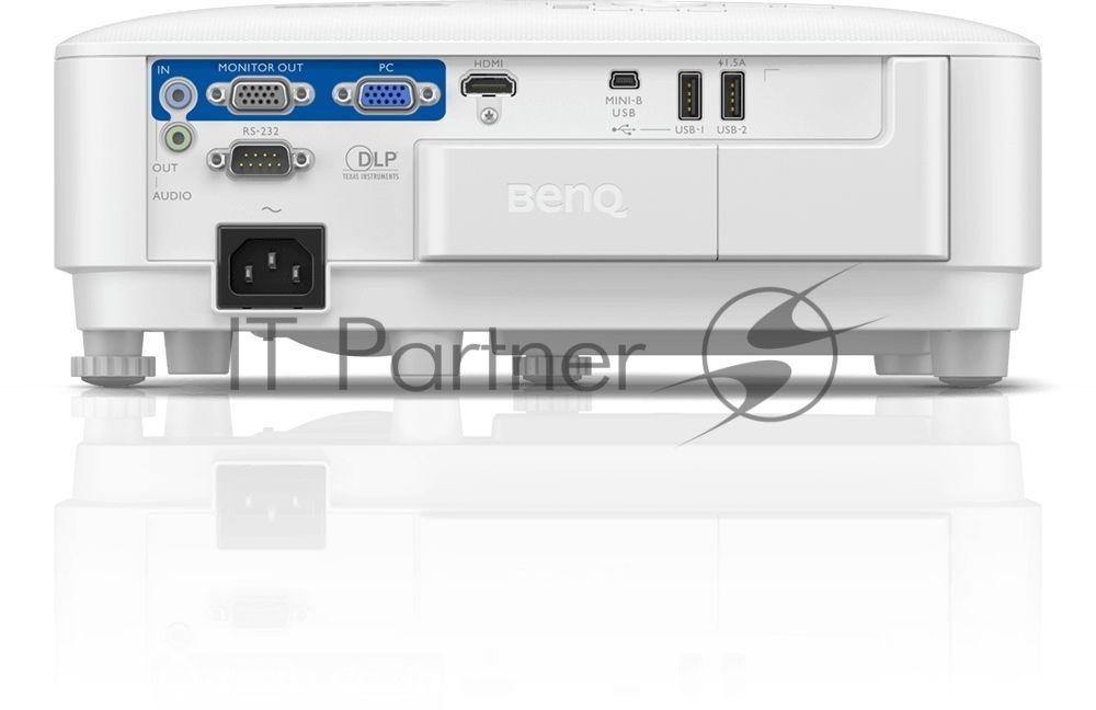Проектор BenQ EH600 DLP, 1920x1080 FHD, 3500 AL, SMART, 1.1X, TR 1.49~1.64, HDMIx1, VGA, USBx2, wireless projection, 5G WiFi/BT, (USB dongle WDR02U inc), Android, 16GB/2GB, White